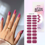 EyeCandys Raspberry Milk Gel Nail Sticker Set, view 3