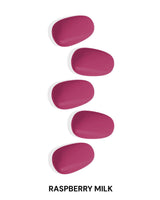 EyeCandys Raspberry Milk Gel Nail Sticker Set, view 5