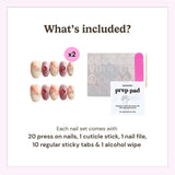 EyeCandys Raspberry Ripple Press-On Nails, view 5
