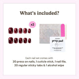 EyeCandys Ruby Slipper Press-On Nails, view 5