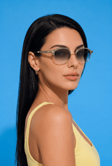 EyeCandys Santorini Round Sunglasses, view 2