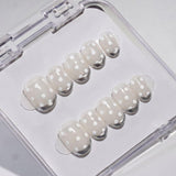 EyeCandys Silver Spotted Press-On Nails, view 2