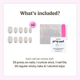 EyeCandys Silver Spotted Press-On Nails, view 4