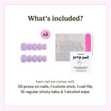 EyeCandys Stardust Baby Press-On Nails, view 6