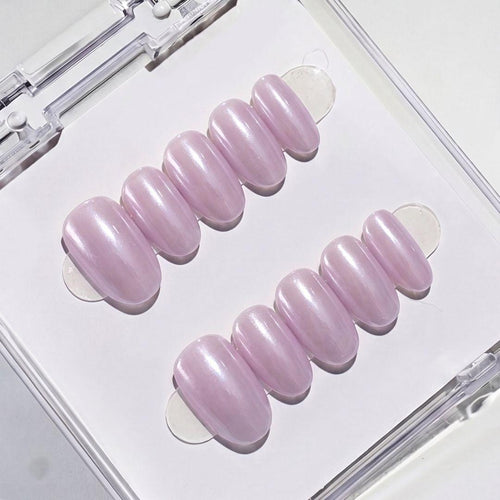 EyeCandys Taro Latte Press-On Nails