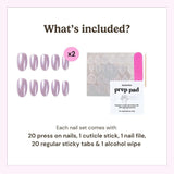 EyeCandys Taro Latte Press-On Nails, view 5