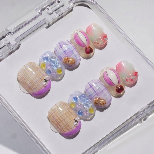 EyeCandys Up Up & Away Press-On Nails
