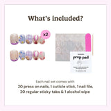 EyeCandys Up Up & Away Press-On Nails, view 5