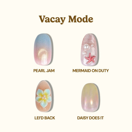 EyeCandys Vacay Mode Press-On Nail Set (4pk)