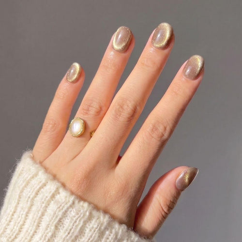 EyeCandys Velvet Taupe Press-On Nails