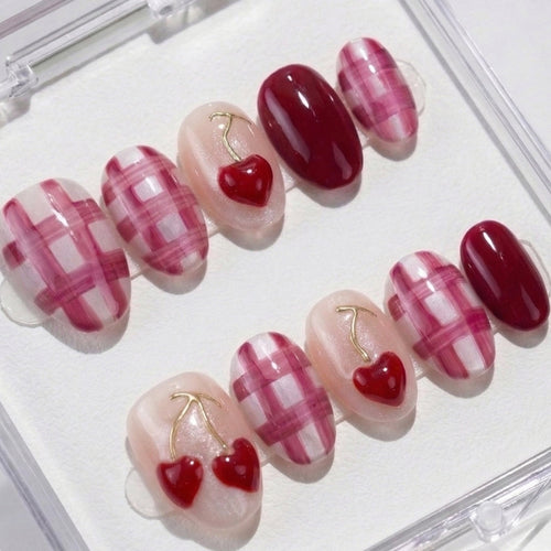 EyeCandys Very Cherry Press-On Nails