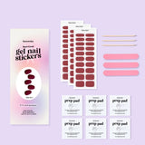 EyeCandys Wine Not? Gel Nail Sticker Set, view 6
