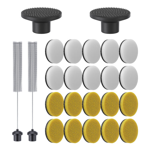 Fanttik 24 PCS Replacement Pads for G10 Nano Electric Scrubber