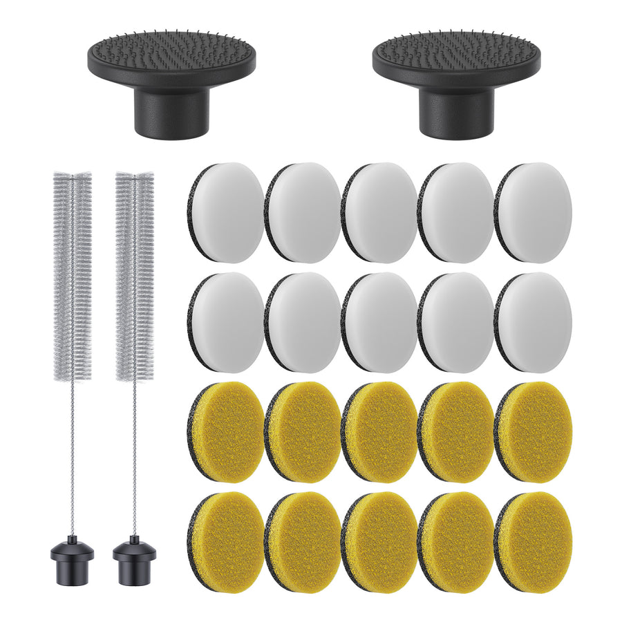 Fanttik 24 PCS Replacement Pads for G10 Nano Electric Scrubber