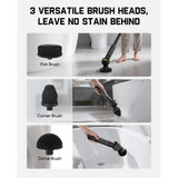 Fanttik 3 Pcs Replacement Brush Heads for G9 Pro Spin Scrubber, view 2