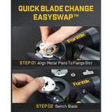 Fanttik 3PCS Replacement Rotary Blades for C8 Nano Electric Scissors, view 3