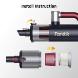 Fanttik 2-Pack Replacement HEPA Filter for Cruise V11 APEX, view 4