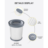 Fanttik 2-Pack Replacement HEPA Filter for Fold V10 APEX Car Vacuum, view 3