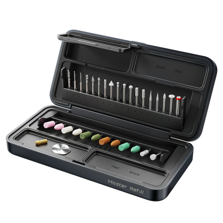 Fanttik Master Refill 42Pcs 3/32" Rotary Tool Accessory Kit
