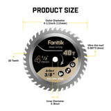 Fanttik OB02 4-1/2" 24T Circular Saw Blade for O11 Apex, view 2