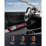 Fanttik Slim V8 APEX Car Vacuum RobustClean® Red, view 5