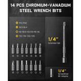 Fanttik WB10 Nova 1/4 Inch Drive Click Torque Wrench Set, view 4