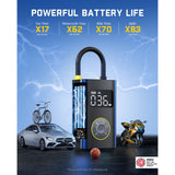 Fanttik X9 Pro Tire Inflator and Slim V8 APEX Car Vacuum, view 4