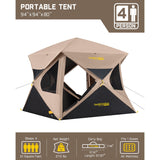 FanttikOutdoor Alpha C4 Ultra Instant Cabin Tent, view 2