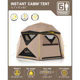 FanttikOutdoor Alpha C6 Ultra Instant Cabin Tent, view 2