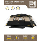 FanttikOutdoor Zeta C10 Pro 10 Person Camping Tent, view 2