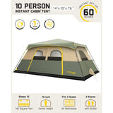 FanttikOutdoor Zeta C10 Pro Camping Tent, view 2
