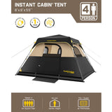FanttikOutdoor Zeta C4 Pro 4 Person Camping Tent, view 2