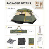 FanttikOutdoor Zeta C4 Pro Camping Tent, view 6