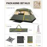 FanttikOutdoor Zeta C6 Pro Camping Tent, view 6