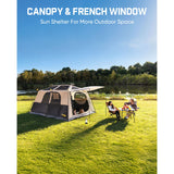 FanttikOutdoor Zeta C8/C10 Apex Camping Tent, view 3