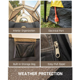 FanttikOutdoor Zeta C8 Pro Max 8 Person Camping Tent, view 6