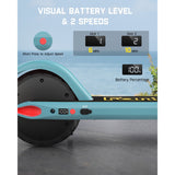 FanttikRide C9 Electric Scooter for Kids Blue, view 2