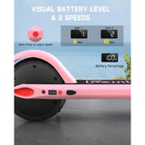 FanttikRide C9 Electric Scooter for Kids Pink, view 2
