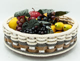 Foxcreek Baskets 13 inch Lazy Susan Basket--Cottage Grey, view 5