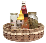 Foxcreek Baskets 13 inch Lazy Susan Basket, view 2