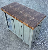 Foxcreek Baskets Farmhouse Island-Farmhouse 22x44 Black Walnut end grain butcher block, view 5