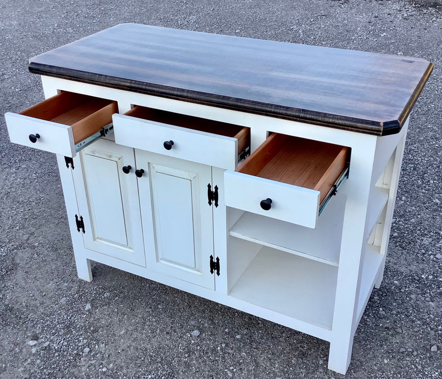 Foxcreek Baskets Farmhouse Island-24x50 Farmhouse Island