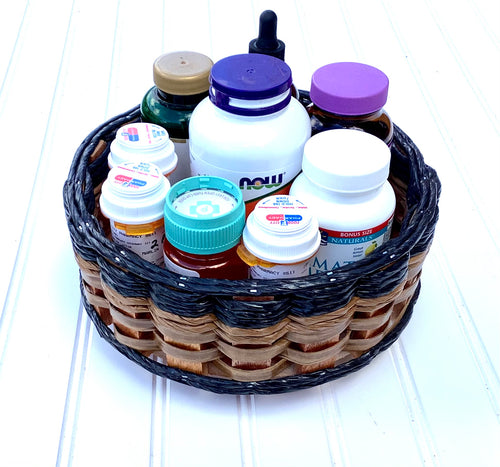 Foxcreek Baskets 8” Lazy Susan Basket