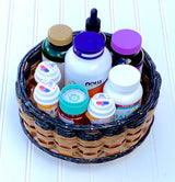 Foxcreek Baskets 8” Lazy Susan Basket, view 2