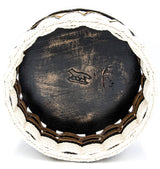 Foxcreek Baskets 9 inch Lazy Susan Basket-Cottage Black, view 3