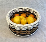 Foxcreek Baskets 9 inch Lazy Susan Basket-Cottage Black, view 4