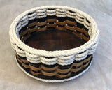 Foxcreek Baskets 9 inch Lazy Susan Basket-Cottage Black, view 5