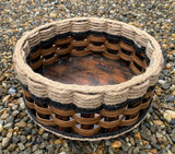 Foxcreek Baskets 9 inch Lazy Susan Basket-Shabby Chic Collection, view 2