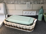 Foxcreek Baskets Casserole Tray 9x13-Cottage Grey, view 2