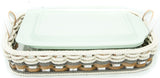 Foxcreek Baskets Casserole Tray 9x13-Cottage Grey, view 4